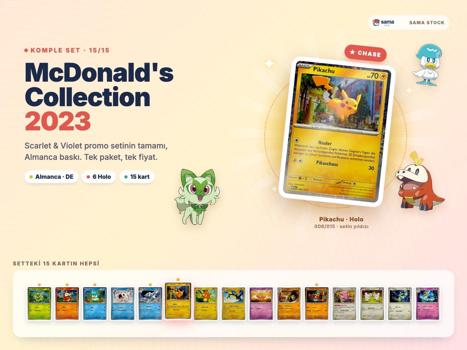 McDonald's Collection 2023 Komple Set (15/15)