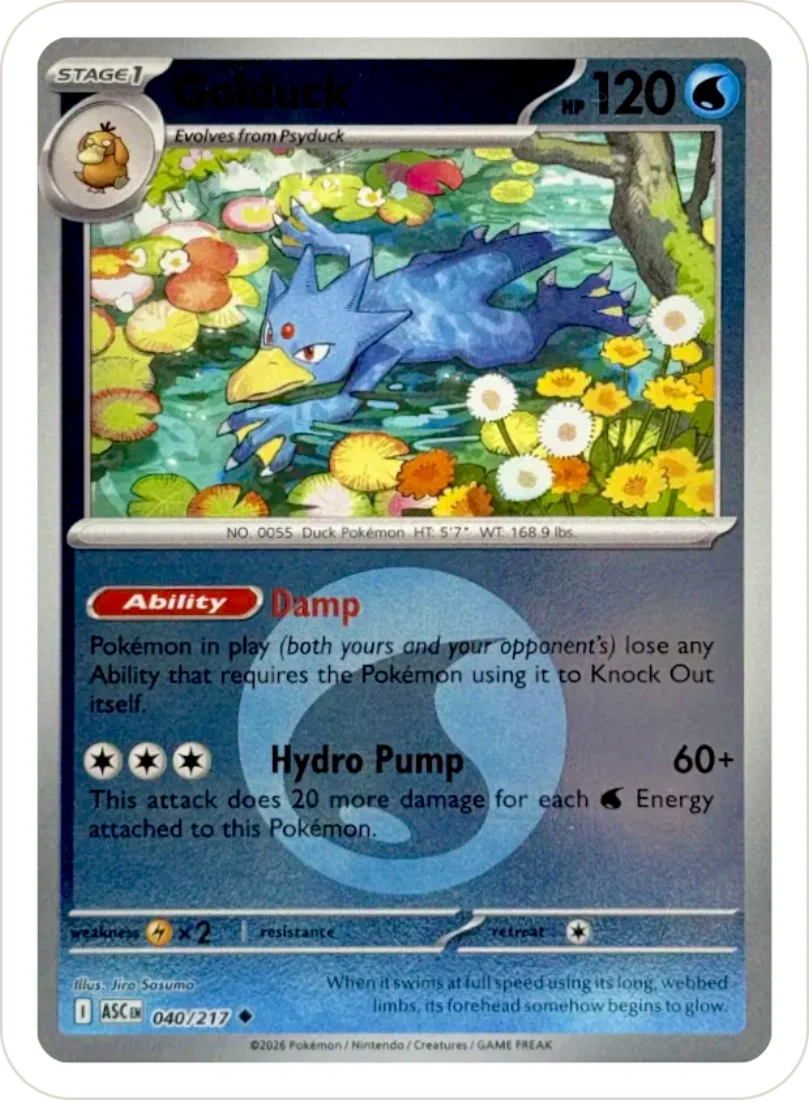 Golduck (Energy Reverse Holo)