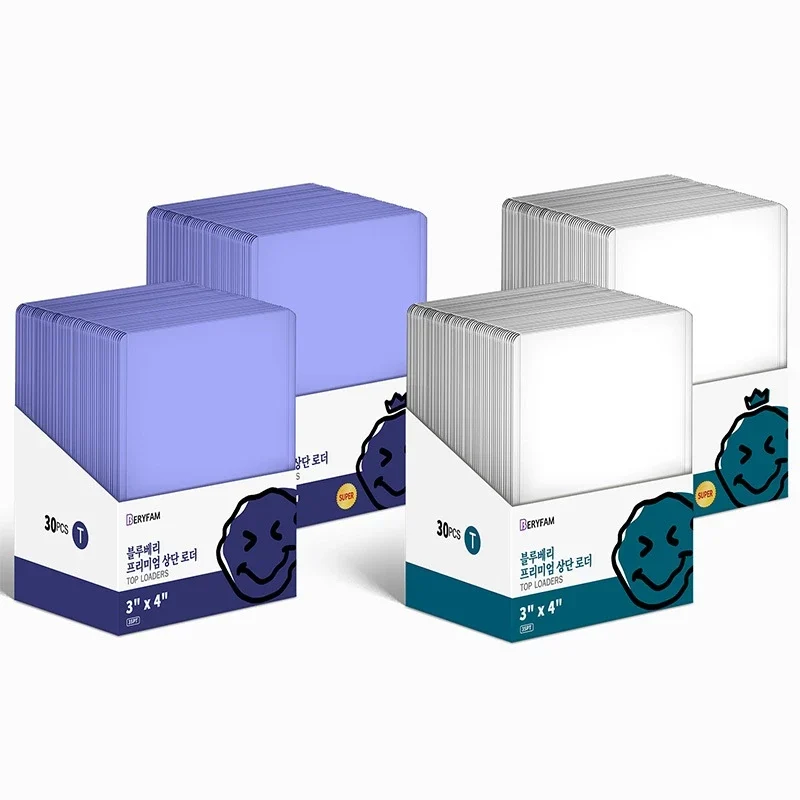Beryfam Blueberry Premium Top Loader 3"×4" 35PT (30 adet)